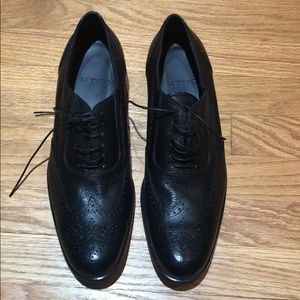 ETRO men’s black leather shoes size 42.5